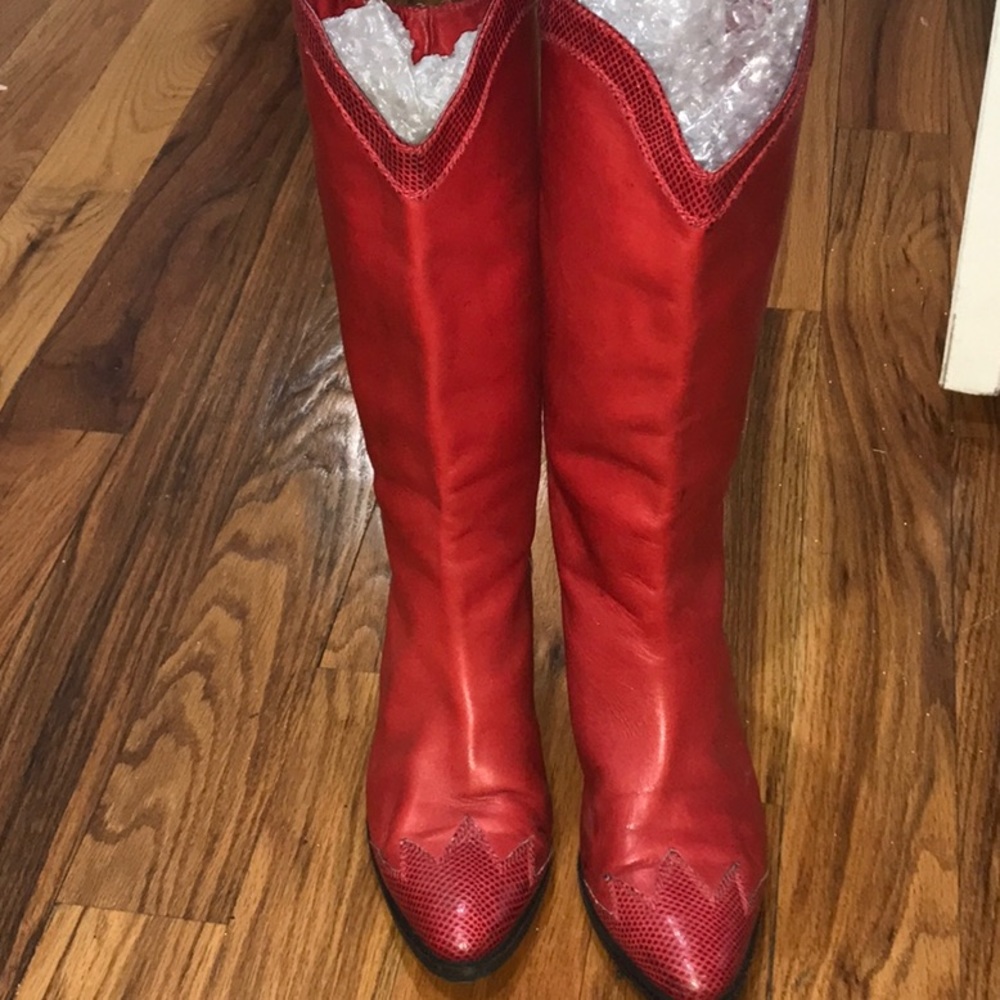 Bally’s Cowboy Style Boot Red Size 41 (9.5)